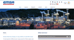 Desktop Screenshot of emsa-jenerator.com.tr
